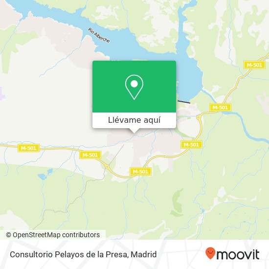 Mapa Consultorio Pelayos de la Presa