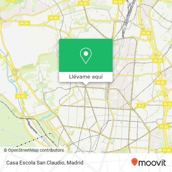 Mapa Casa Escola San Claudio