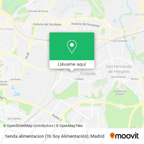 Mapa tienda alimentacion (Yo Soy Alimentación)