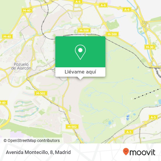 Mapa Avenida Montecillo, 8