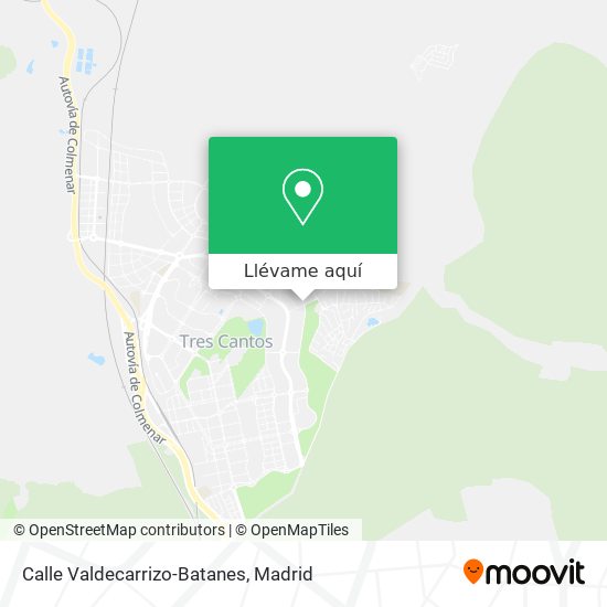 Mapa Calle Valdecarrizo-Batanes