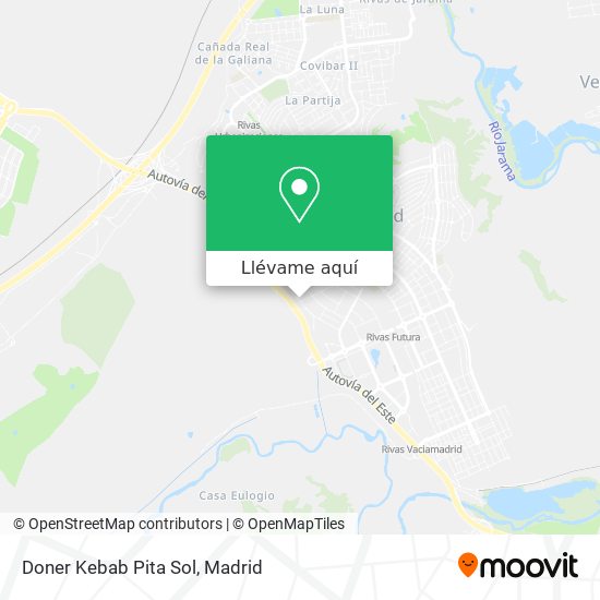Mapa Doner Kebab Pita Sol