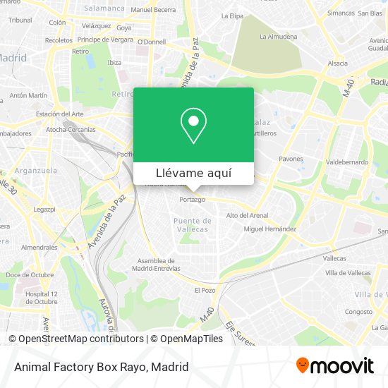 Mapa Animal Factory Box Rayo