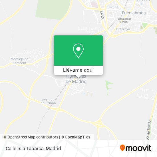 Mapa Calle Isla Tabarca