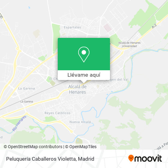 Mapa Peluquería Caballeros Violetta