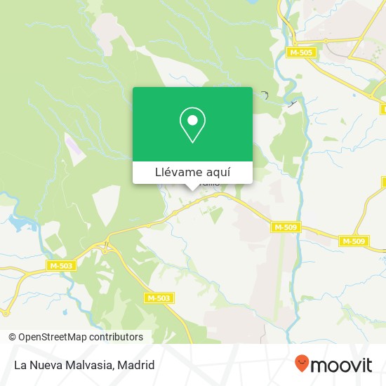 Mapa La Nueva Malvasia