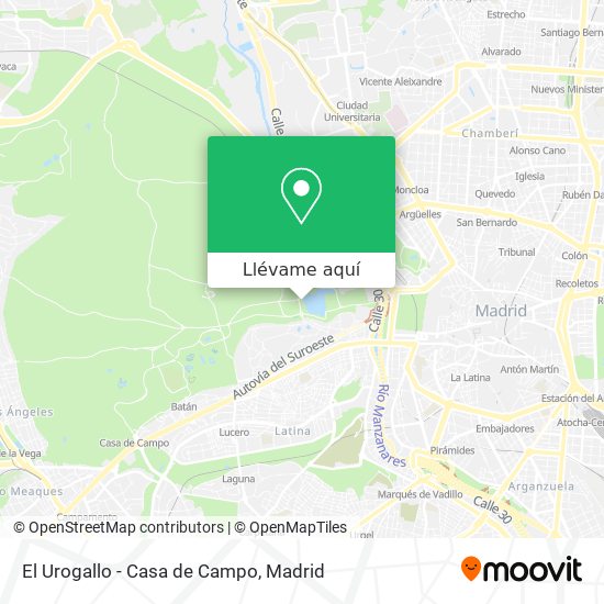 Mapa El Urogallo - Casa de Campo