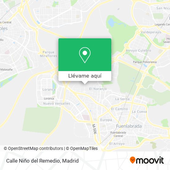 Mapa Calle Niño del Remedio