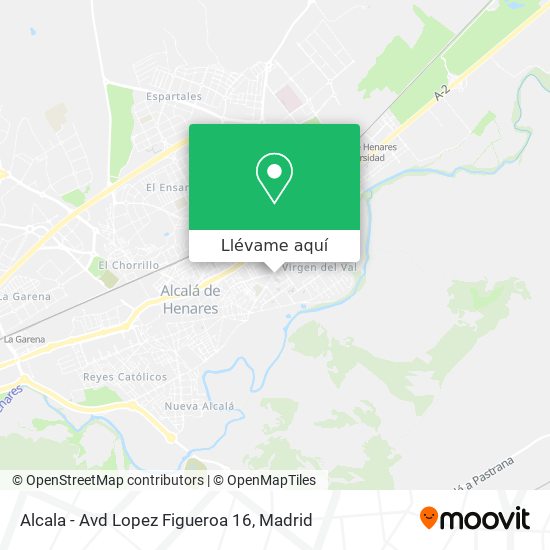 Mapa Alcala - Avd Lopez Figueroa 16