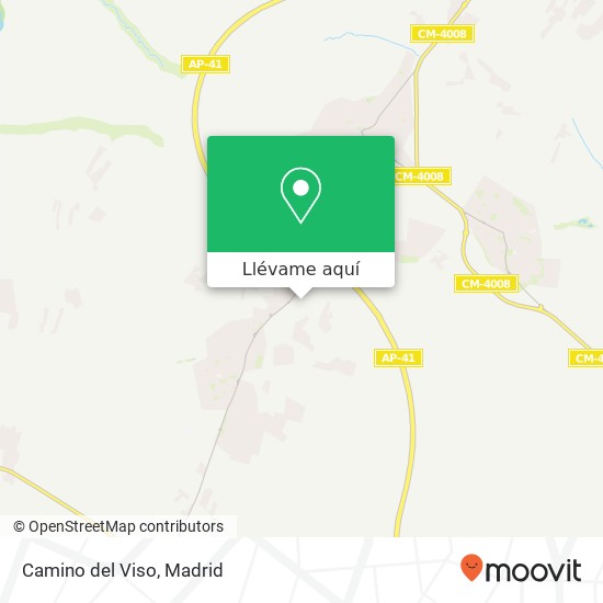 Mapa Camino del Viso