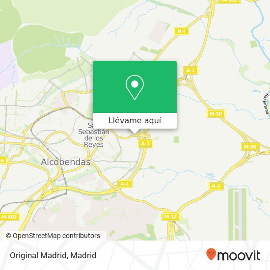 Mapa Original Madrid