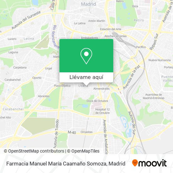 Mapa Farmacia Manuel María Caamaño Somoza