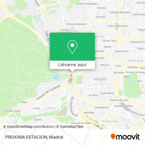 Mapa PROXIMA ESTACION