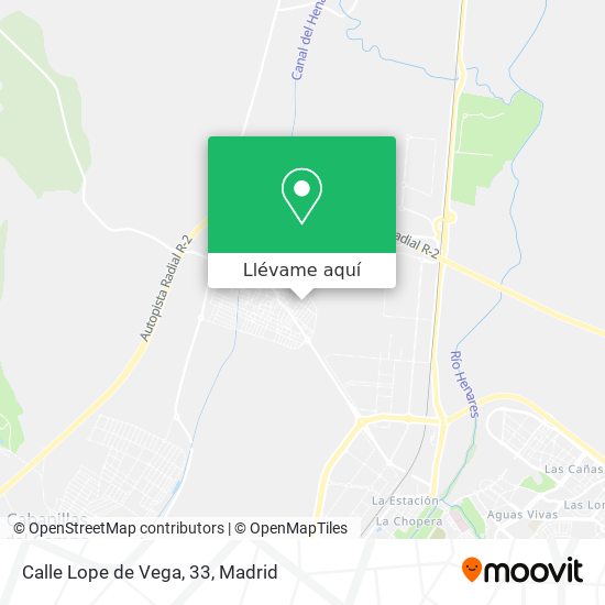 Mapa Calle Lope de Vega, 33