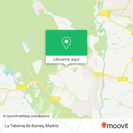 Mapa La Taberna de Barney