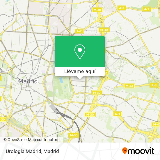 Mapa Urologia Madrid