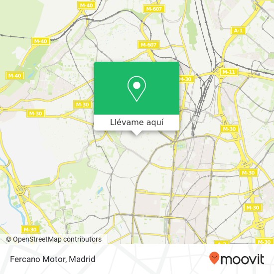 Mapa Fercano Motor