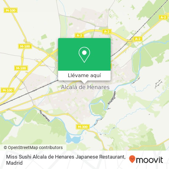 Mapa Miss Sushi Alcala de Henares Japanese Restaurant