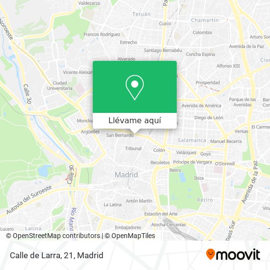 Mapa Calle de Larra, 21