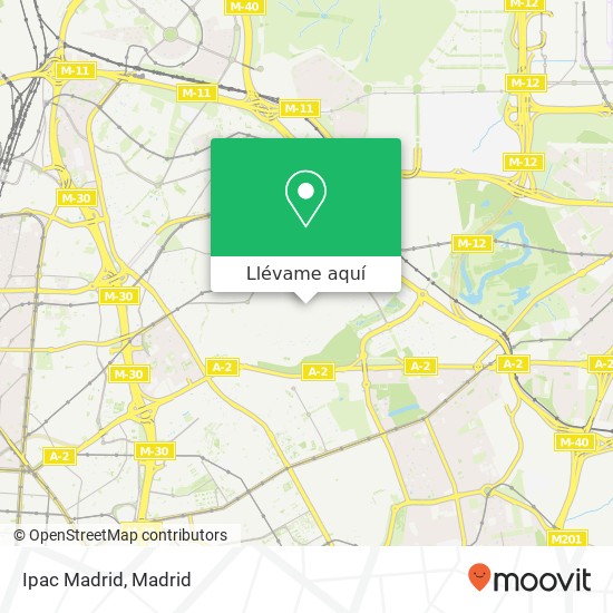 Mapa Ipac Madrid