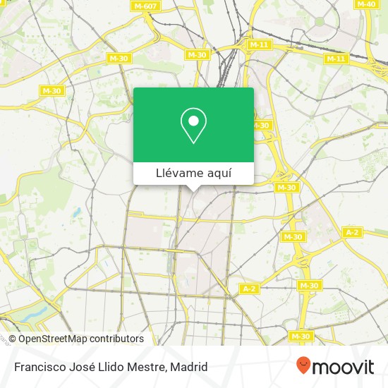 Mapa Francisco José Llido Mestre