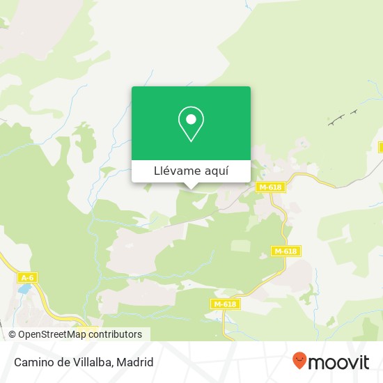 Mapa Camino de Villalba