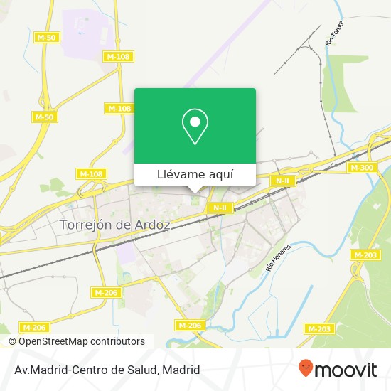 Mapa Av.Madrid-Centro de Salud