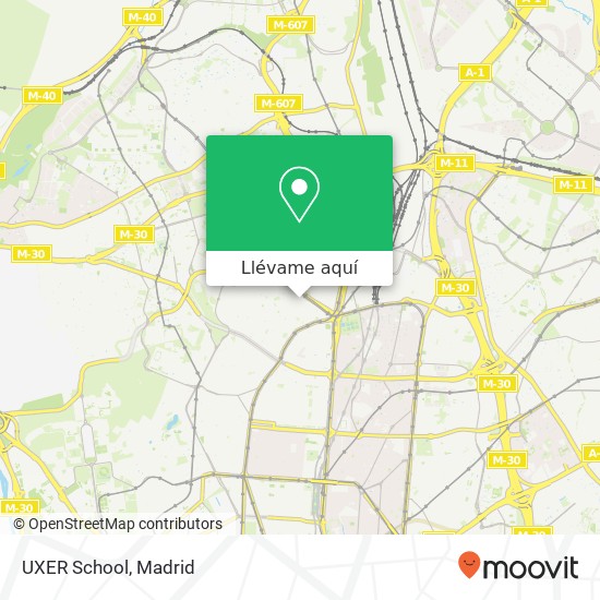 Mapa UXER School