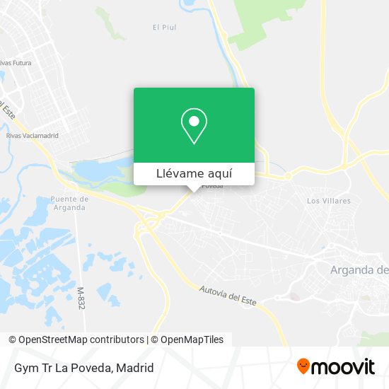 Mapa Gym Tr La Poveda