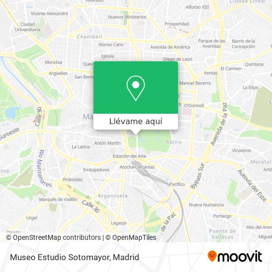 Mapa Museo Estudio Sotomayor