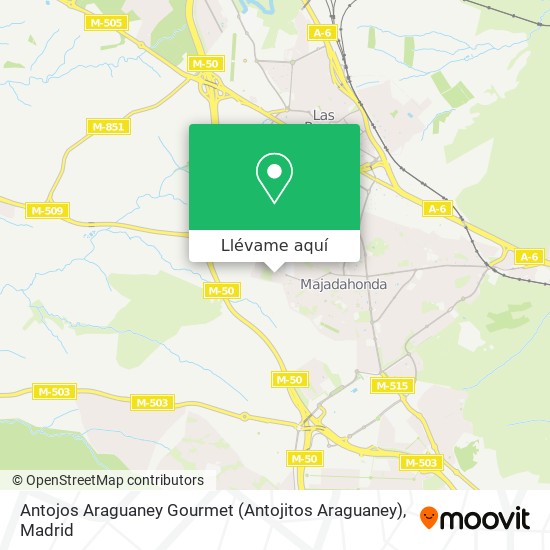 Mapa Antojos Araguaney Gourmet (Antojitos Araguaney)