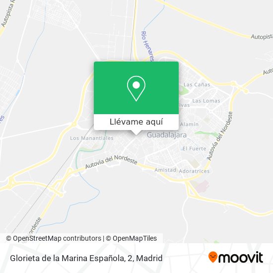 Mapa Glorieta de la Marina Española, 2