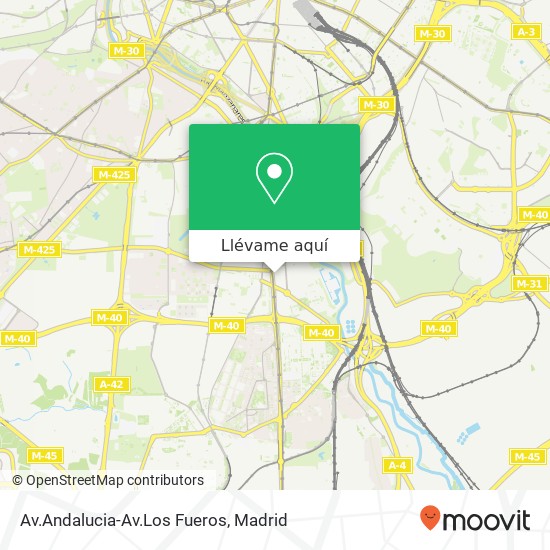 Mapa Av.Andalucia-Av.Los Fueros