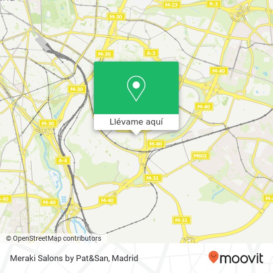 Mapa Meraki Salons by Pat&San