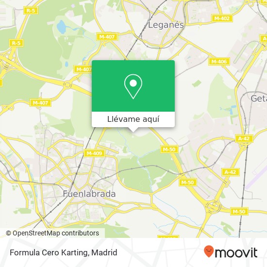 Mapa Formula Cero Karting