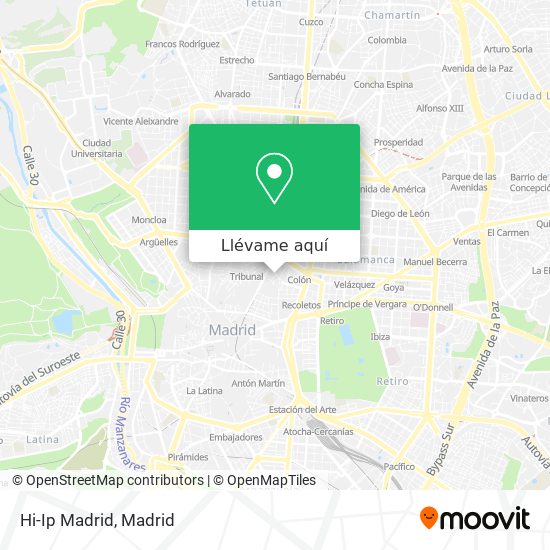 Mapa Hi-Ip Madrid