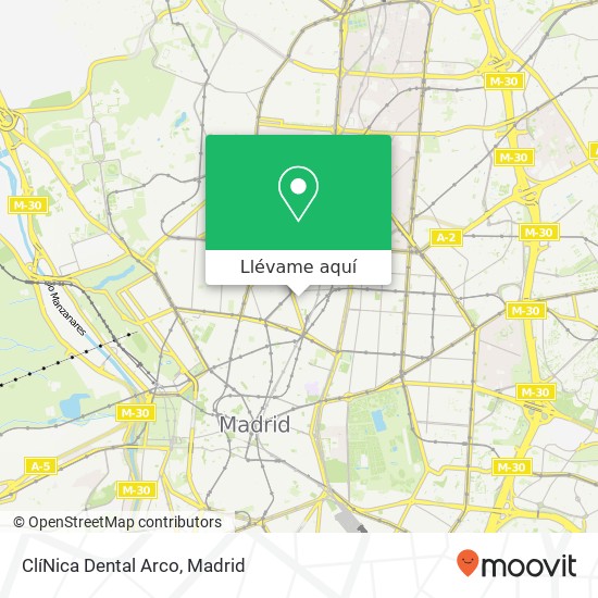 Mapa ClíNica Dental Arco