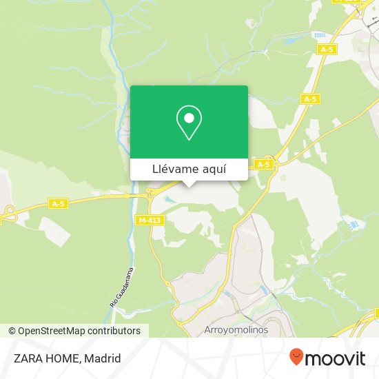 Mapa ZARA HOME