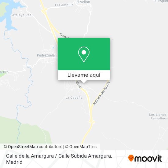 Mapa Calle de la Amargura / Calle Subida Amargura