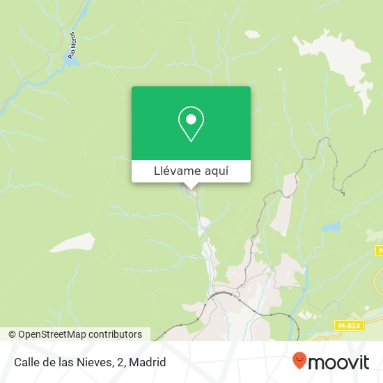 Mapa Calle de las Nieves, 2