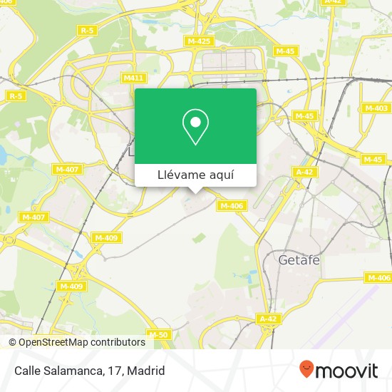 Mapa Calle Salamanca, 17