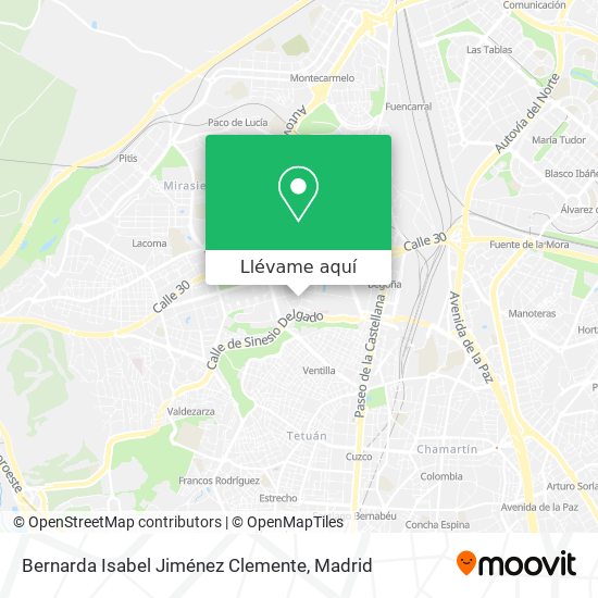 Mapa Bernarda Isabel Jiménez Clemente