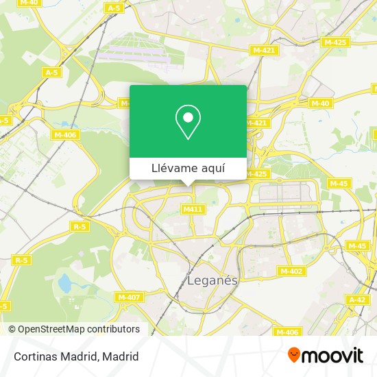 Mapa Cortinas Madrid