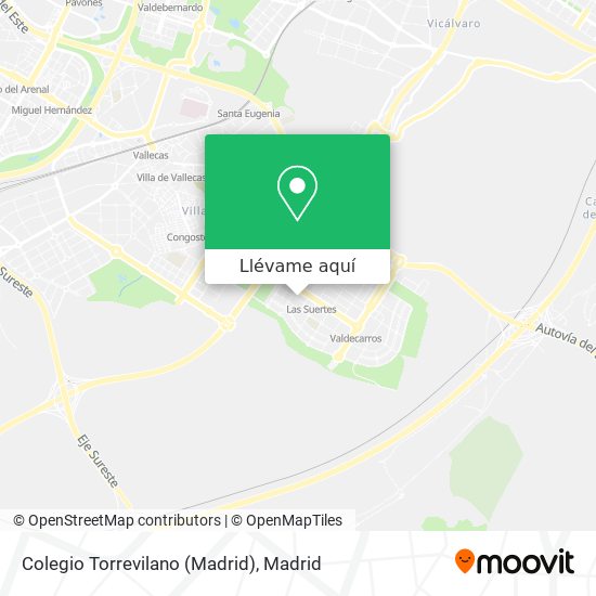 Mapa Colegio Torrevilano (Madrid)