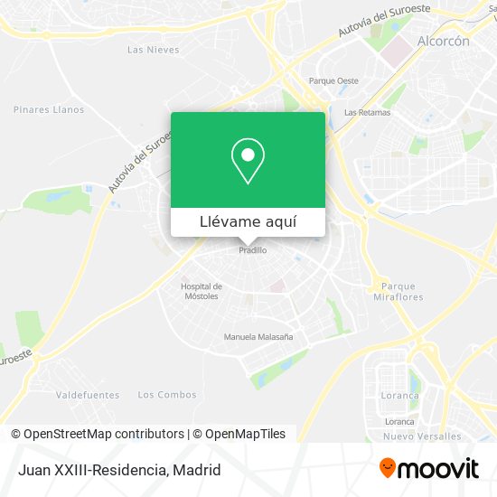 Mapa Juan XXIII-Residencia