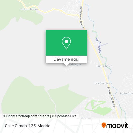 Mapa Calle Olmos, 125