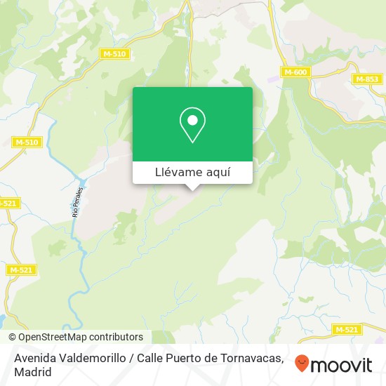 Mapa Avenida Valdemorillo / Calle Puerto de Tornavacas