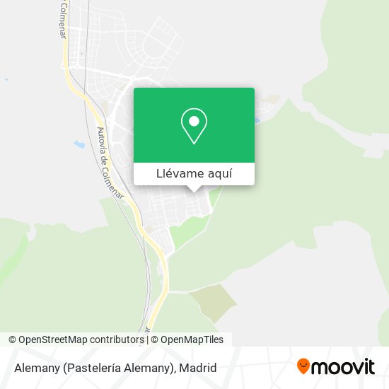 Mapa Alemany (Pastelería Alemany)