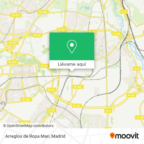 Mapa Arreglos de Ropa Mari