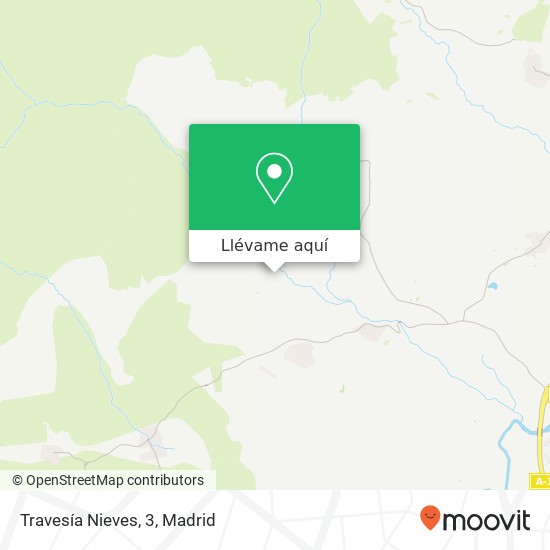 Mapa Travesía Nieves, 3